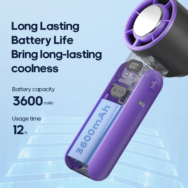 AirBreeze portable handheld fan